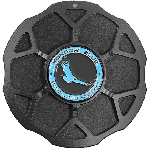 Kondor Blue Aluminium Body Cap for Nikon Z-Mount Cameras (Black)
