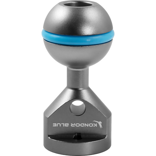 Kondor Blue Ball Head to 3/8"-16 Thread with ARRI Locating Pins for Magic Arm (Space Grey)
