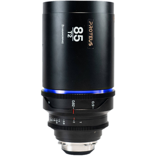 Laowa Proteus 85mm T2.0 2X Anamorphic Lens with EF Adapter (PL Mount, Blue, Feet)