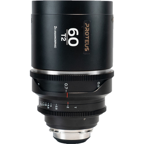 Laowa Proteus 60mm T2.0 2X Anamorphic Lens with EF Adapter (PL Mount, Silver, Feet)