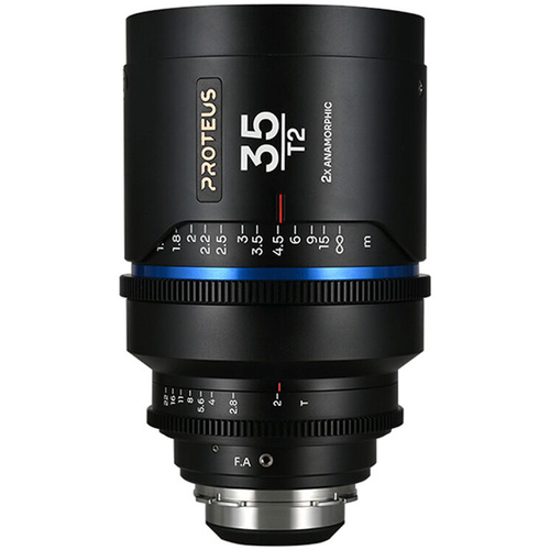Laowa Proteus 35mm T2.0 2X Anamorphic Lens with EF Adapter (PL Mount, Blue, Feet)