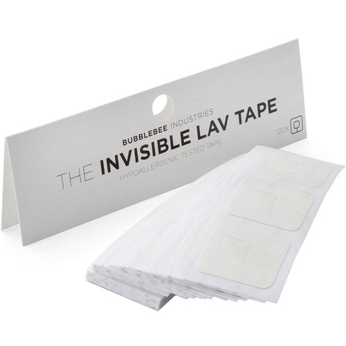 Bubblebee Industries Invisible Lavalier Microphone Tape Mounts (120 Pieces)