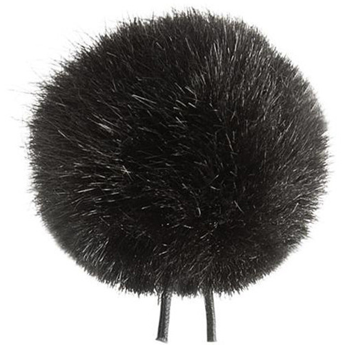 Bubblebee Industries Windbubble Miniature Imitation-Fur Windscreen (Lav Size 3, 40mm, Black)
