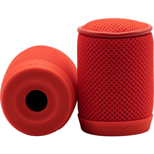 Bubblebee Industries Spacer Bubble Windshield & Fur System for Small-Diaphragm Mics (Red, XS)