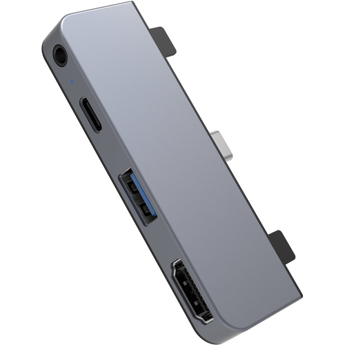 HYPER HyperDrive 4-Port USB-C Hub for iPad Pro 2018 (Space Grey)