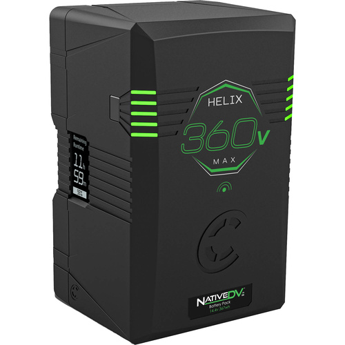 Core SWX Helix Max 360 Lithium-Ion Dual-Voltage Battery (367Wh, V-Mount)