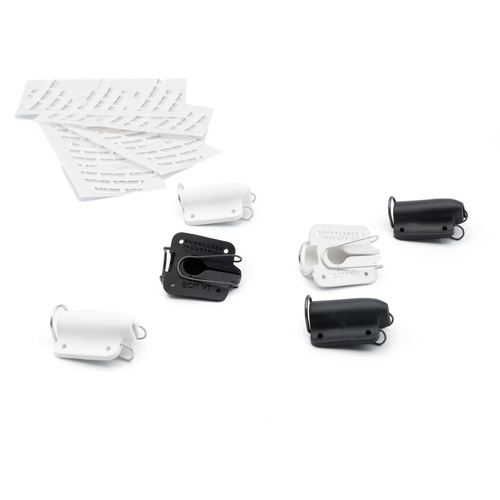 Bubblebee Industries Lav Concealer for Sony ECM-V1 (3 Black and 3 White)
