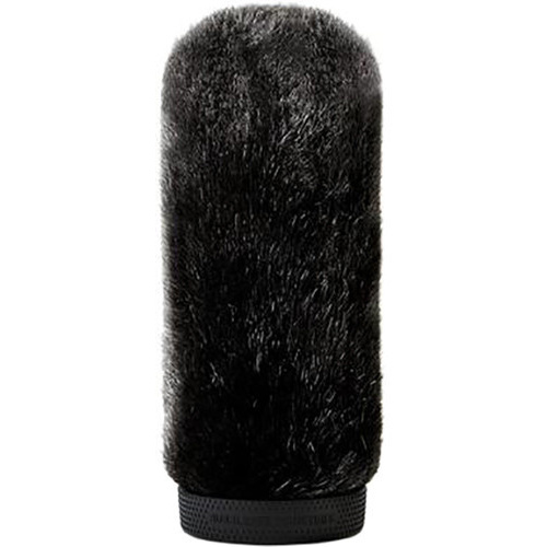 Bubblebee Industries Windkiller Short Fur Slip-On Wind Protector for 18 to 24mm Mics (XL, Black)