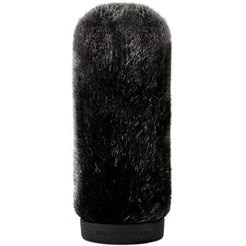 Bubblebee Industries Windkiller Short Fur Slip-On Wind Protector for 23 to 26mm Mics (XL, Black)
