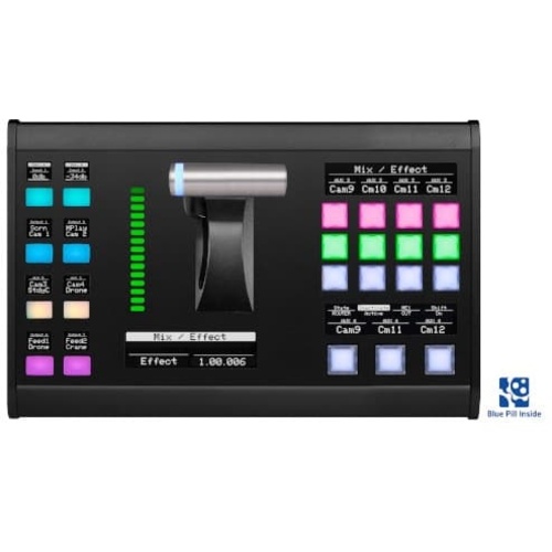 SKAARHOJ T-Block Left w/Blue Pill Inside (Black)