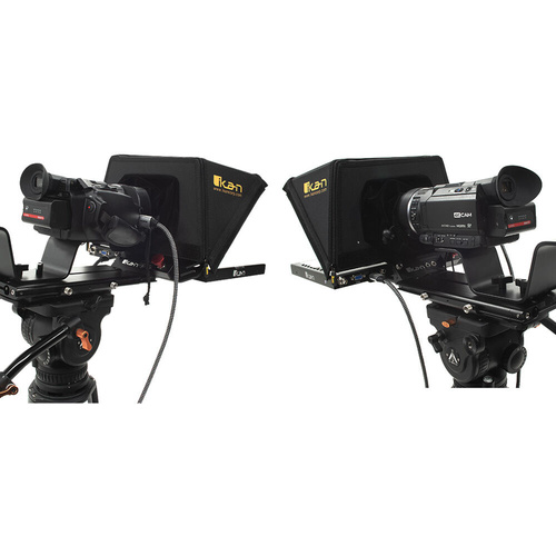 Ikan P2P Interview System with 2 x 12" Teleprompters