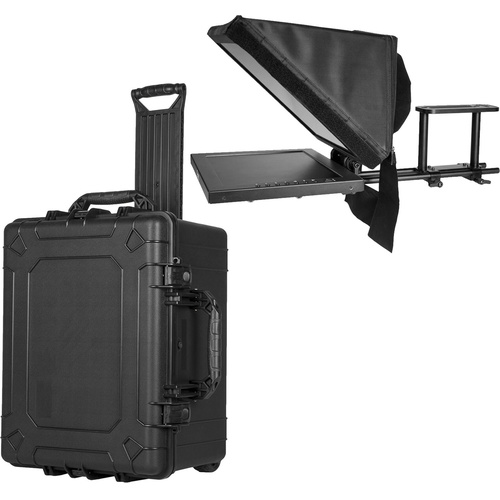 Ikan PT3500 Teleprompter & Rolling Hard Case Travel Kit