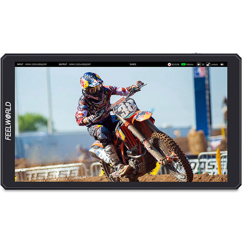 FeelWorld CUT6S 6" 4K 3G-SDI/HDMI Touchscreen Recorder/Monitor