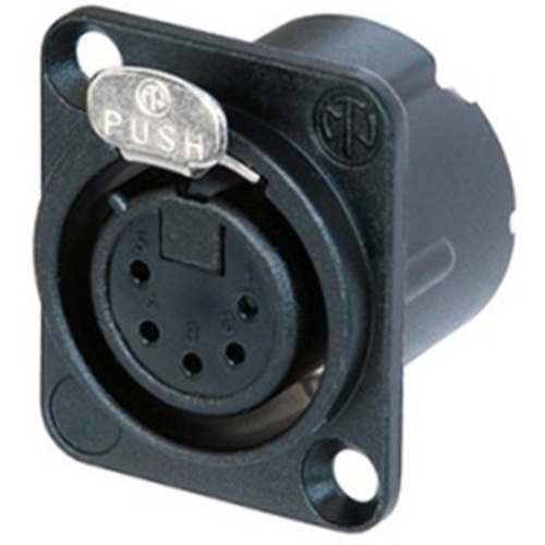 Neutrik NU-NC5FD-LX-BAG Female 5-Pin Panel Mount