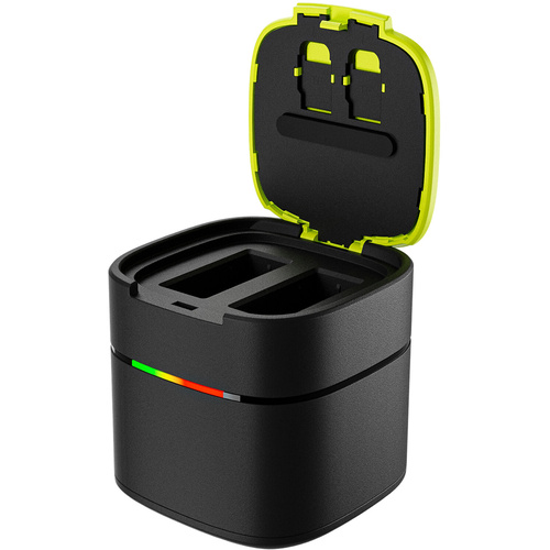 TELESIN 2-Channel Fast Charger Box for GoPro HERO 9/10/11/12 Batteries
