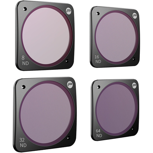 PGYTECH ND Filter Set for DJI Action 2 (Professional, ND8/ND16/ND32/ND64)