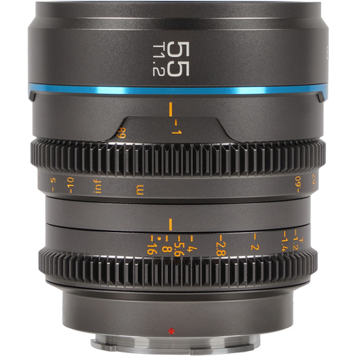 Sirui Nightwalker 55mm T1.2 S35 Cine Lens (X Mount, Gun Metal Grey)