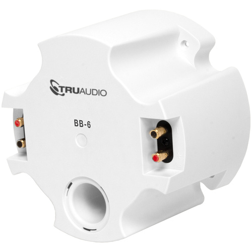 TruAudio BB-6 ABS Plastic Back Box (White)