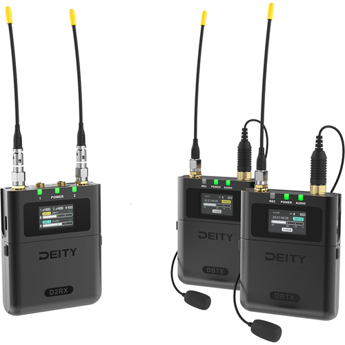 Deity Microphones Theos Digital 2-Person Camera-Mount Wireless Omni Lavalier Microphone System