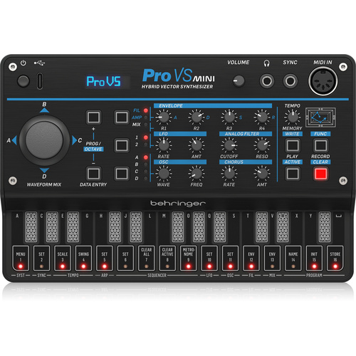 Behringer PRO VS MINI Portable 4-Voice Hybrid Synthesiser