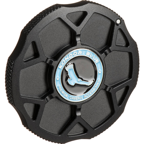 Kondor Blue Aluminium Body Cap for Canon RF Mount Cameras (Black)
