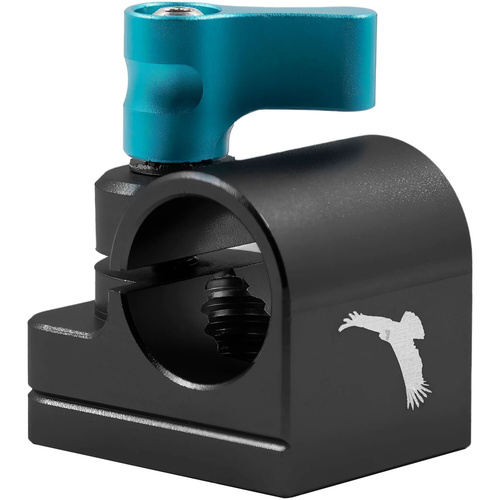 Kondor Blue 15mm Rod Clamp to Accessory Mount (Raven Black)