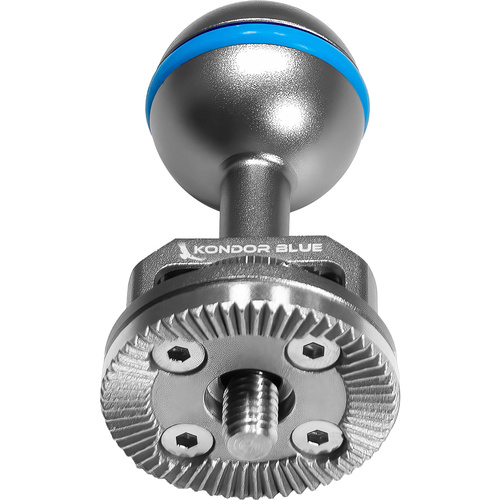 Kondor Blue Ball Head to ARRI Rosette for Magic Arms (Space Grey)