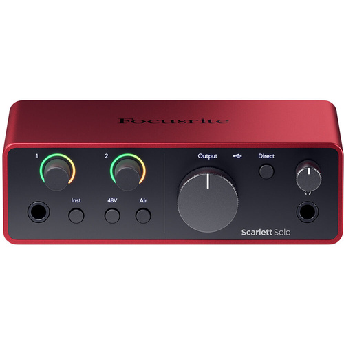 Focusrite Scarlett Solo USB-C Audio Interface (4th Generation)