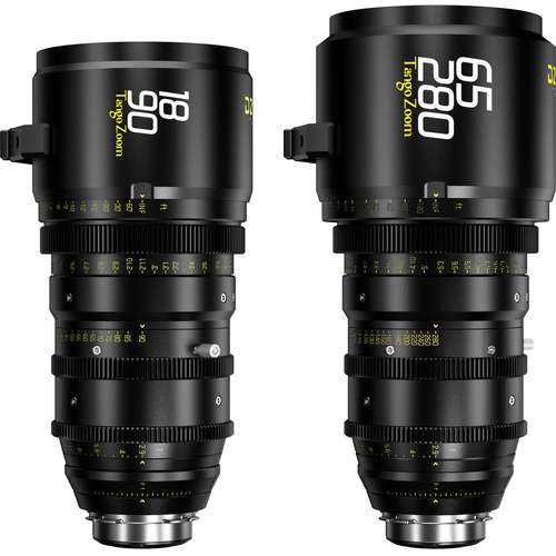 DZOFilm Tango 18-90mm T2.9 & 65-280mm T2.9-4 S35 Zoom Lens Bundle (ARRI PL & Canon EF)
