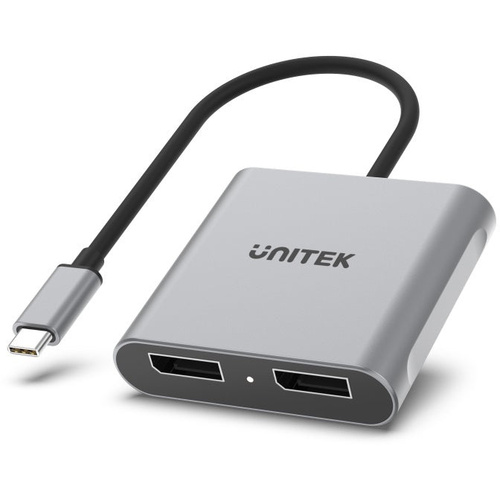 UNITEK V1404A USB-C to Dual DisplayPort Adapter