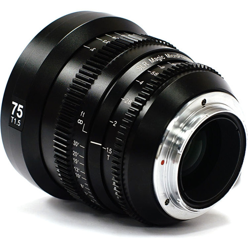 SLR Magic MicroPrime Cine 75mm T1.5 Lens (Fuji X Mount)