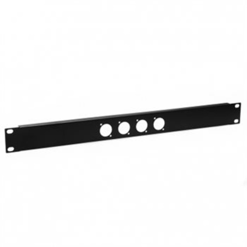 Penn Elcom R1269/1UK/04 Punched Panel for 4 x D-Series Connectors