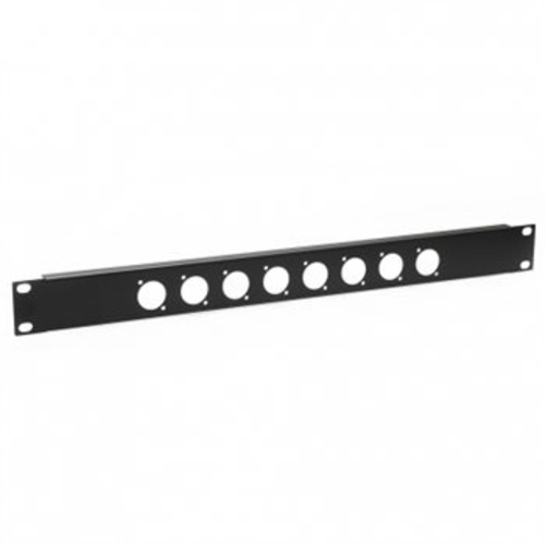 Penn Elcom R1269/1UK/08 Punched Panel for 8 x D-Series Connectors