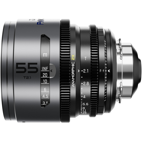 DZOFilm PAVO 55mm T2.1 2x Anamorphic Prime Lens (Blue Coating, PL/EF Mount, Meters)
