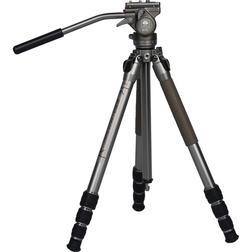 Sirui GT04 Pilot Series Tripod with GT5 Fluid Head (Metallic Grey)