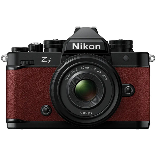 Nikon Zf Mirrorless Camera with 40mm Lens (Bordeaux Red)
