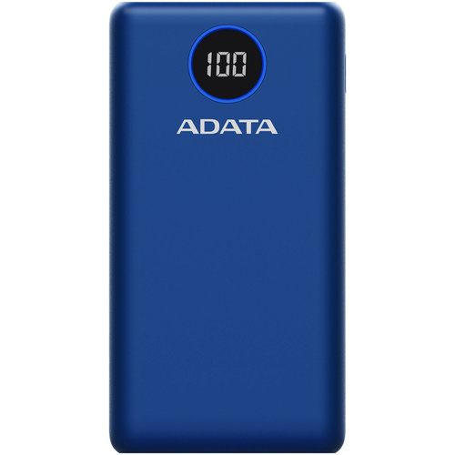 ADATA Technology P20000QCD Power Bank (20,000mAh, Blue)