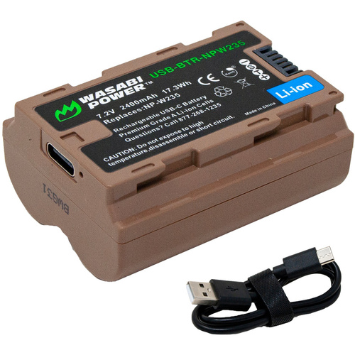Wasabi Power NP-W235 Battery (USB-C Charging)