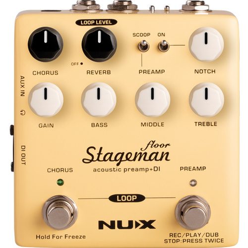 NUX NAP-5 Stageman Floor Acoustic Preamp Pedal