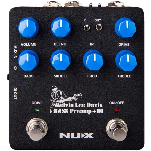 NUX NBP-5 Melvin Lee Davis Bass Preamp+DI Pedal