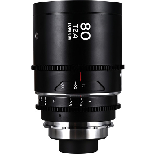 Laowa Nanomorph 80mm T2.4 1.5X S35 Lens (MFT Mount, Silver)
