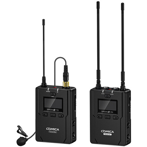 Comica Audio CVM-WM200IIC UHF Wireless Lavalier Microphone System (534 to 589 MHz)