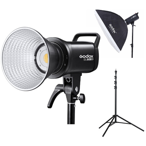 Godox SL-60IID LED Video Light with Stand & Softbox