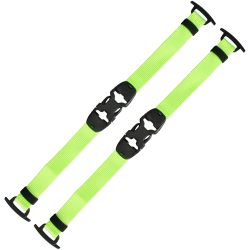 Summit Creative Front Buckle Straps for Tenzing Series Bags (Fluorescent Green, 2 Pack)