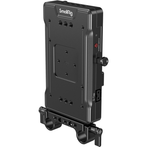 SmallRig 3203B V-Mount Battery Adapter Plate with Dual 15mm Rod Clamp