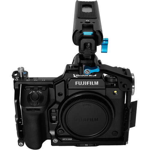 Kondor Blue Cage with SSD Top Handle for FUJIFILM GFX100 II (Raven Black)