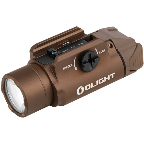Olight Valkyrie PL-3R Rechargeable Rail Mounted Light (Desert Tan)