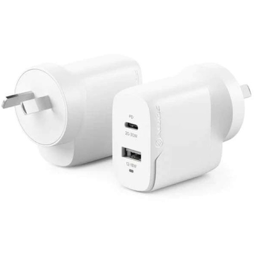 Alogic 32W Rapid Power 2-Port USB GaN Charger