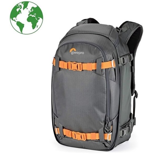 Lowepro Whistler 350 BP AW II Bag (Green Line, Grey)