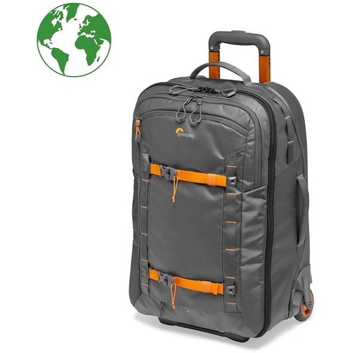 Lowepro Whistler RL 400 AW II Roller Camera Bag (Green Line, Grey)
